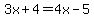 3x%2B4=4x-5