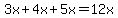 3x%2B4x%2B5x=12x