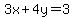 3x%2B4y=3