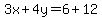 3x%2B4y=6%2B12