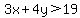 3x%2B4y%3E19+