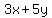 3x%2B5y