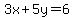 3x%2B5y=6