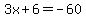 3x%2B6=-60