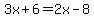 3x%2B6=2x-8