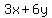 3x%2B6y