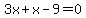 3x%2Bx-9=0
