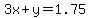 3x%2By=1.75