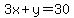 3x%2By=30