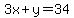 3x%2By=34