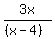 3x%2F%28%28x-4%29%29