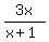 3x%2F%28x%2B1%29