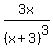 3x%2F%28x%2B3%29%5E3