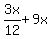 3x%2F12%2B9x