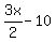 3x%2F2-10