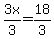 3x%2F3+=+18%2F3