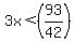 3x%3C%2893%2F42%29