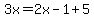 3x=2x-1%2B5