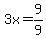 3x=9%2F9
