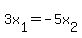 3x%5B1%5D=-5x%5B2%5D