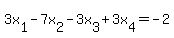 3x%5B1%5D+-+7x%5B2%5D+-+3x%5B3%5D+%2B+3x%5B4%5D%09=+-2