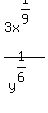 3x%5E%281%2F9%29%2Fy%5E%281%2F6%29