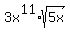 3x%5E11%2Asqrt%285x%29