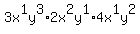 3x%5E1y%5E3%2A2x%5E2y%5E1%2A4x%5E1y%5E2