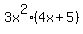 3x%5E2%2A%284x%2B5%29