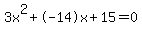 3x%5E2%2B-14x%2B15+=+0