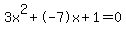 3x%5E2%2B-7x%2B1+=+0