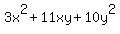 3x%5E2%2B11xy%2B10y%5E2