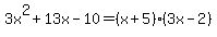 3x%5E2%2B13x-10=%28x%2B5%29%283x-2%29