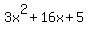 3x%5E2%2B16x%2B5