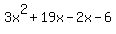 3x%5E2%2B19x-2x-6