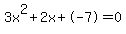 3x%5E2%2B2x%2B-7+=+0