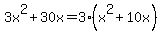3x%5E2%2B30x=3%28x%5E2%2B10x%29