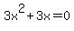 3x%5E2%2B3x+=+0