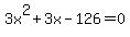 3x%5E2%2B3x-126=0