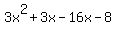 3x%5E2%2B3x-16x-8