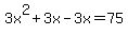 3x%5E2%2B3x-3x=75
