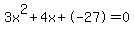 3x%5E2%2B4x%2B-27+=+0