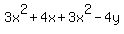 3x%5E2%2B4x%2B3x%5E2-4y