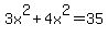 3x%5E2%2B4x%5E2=35