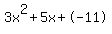 3x%5E2%2B5x%2B-11