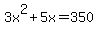 3x%5E2%2B5x=350