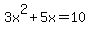 3x%5E2%2B5x+=+10