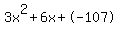 3x%5E2%2B6x%2B-107