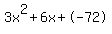 3x%5E2%2B6x%2B-72