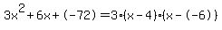 3x%5E2%2B6x%2B-72+=+3%28x-4%29%2A%28x--6%29